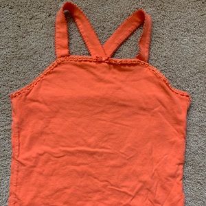 🌼The Children's Place Orange Strap Back Tank Top